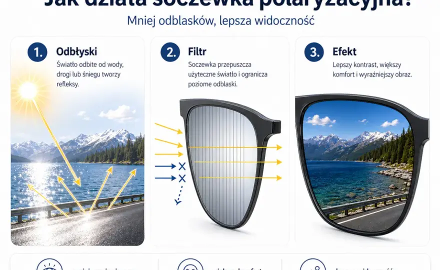 Polaryzacja okularów - jak działa i kiedy naprawdę pomaga?