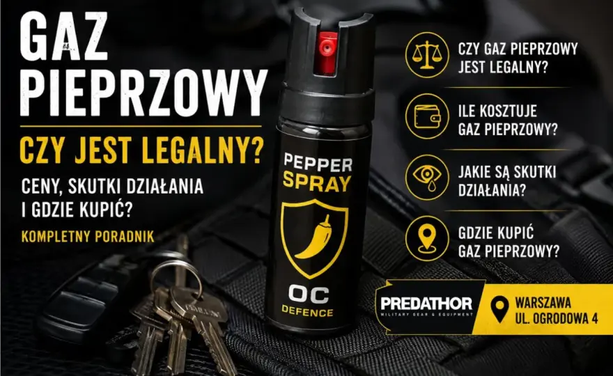 Czy gaz pieprzowy jest legalny? Zasady noszenia i użycia