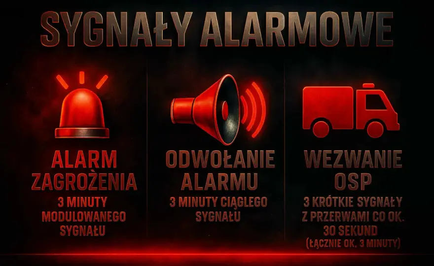 Syreny alarmowe w Polsce - co oznaczają i jak reagować?